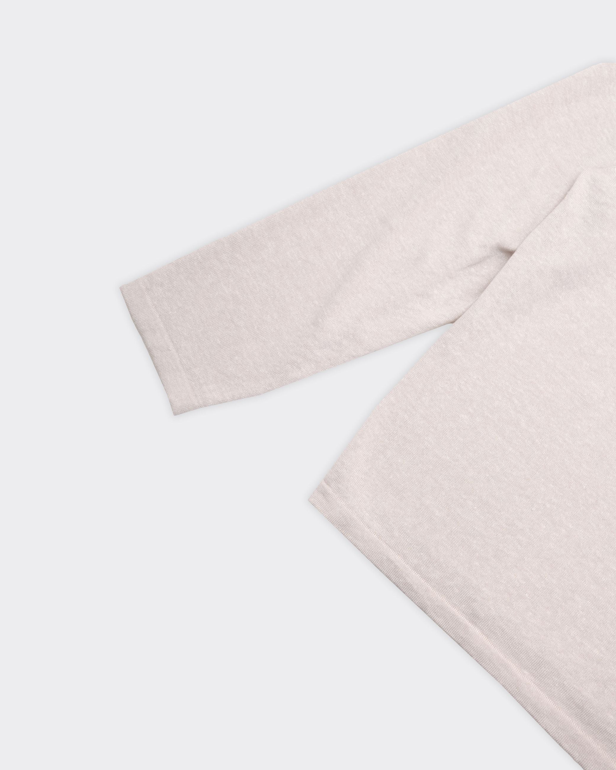Longsleeve Linen And Wool Oatmeal
