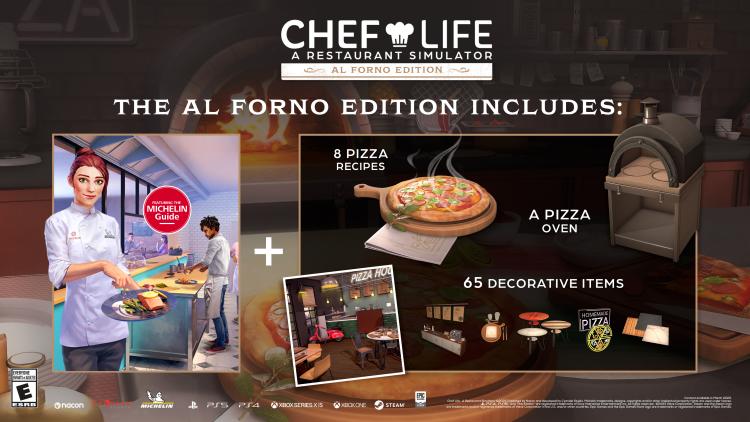 CHEF LIFE - AL FORNO EDITION PS4 GIOCO SIMULATORE CUCINA NINTENDO SWITCH ITA