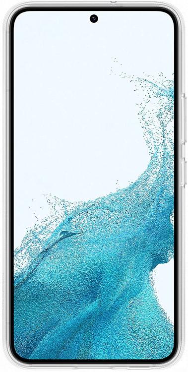Samsung Silicone Cover Galaxy S22 Cellulare Custodia Trasparente Morbida Clear