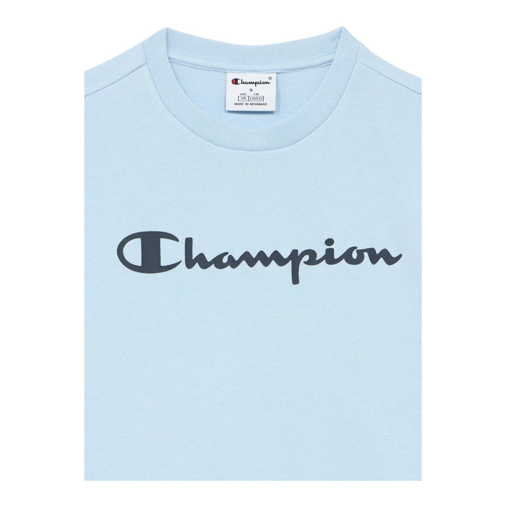 Champion Felpa Girocollo 307359 BS224 Celeste