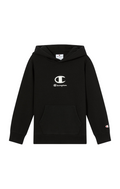 Champion Felpa Junior con Cappuccio 307395 KK001 - Hoodie Bambini Nero