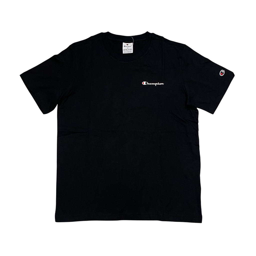 Champion maglietta manica corta da uomo in jersey con logo piccolo 220264-KK001 nero