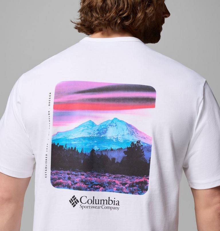 Columbia T-shirt Uomo CSC Heavyweight Grafica Bianca - 2155041100