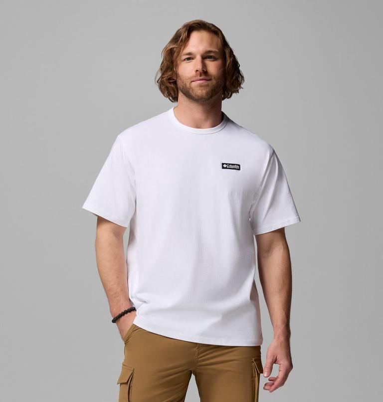 Columbia T-shirt Uomo CSC Heavyweight Grafica Bianca - 2155041100