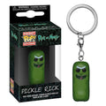 Funko Pop ! Keychain Pocket Rick & Morty (Pickle Rick) Portachiavi Vinyl Figure