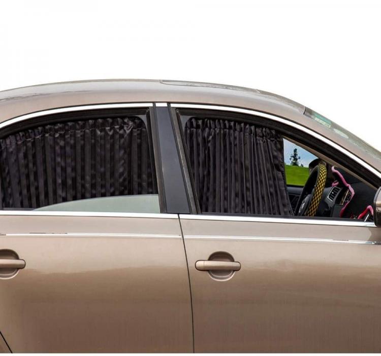 Kit 4 Tenda Tendina Parasole Raggi Uv Magnetica Auto Anteriore Posteriore Grigio