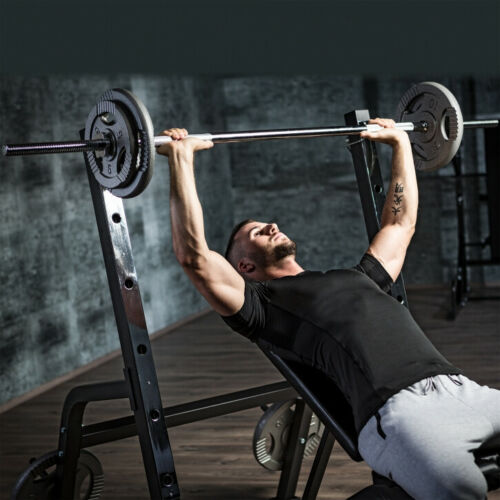 BILANCIERE DIRITTO 120CM Ø25mm ACCIAIO MANUBRIO BARRA LISCIA BODYBUILDING 1,20m