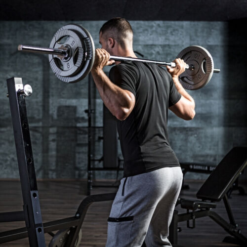 BILANCIERE DIRITTO 120CM Ø25mm ACCIAIO MANUBRIO BARRA LISCIA BODYBUILDING 1,20m