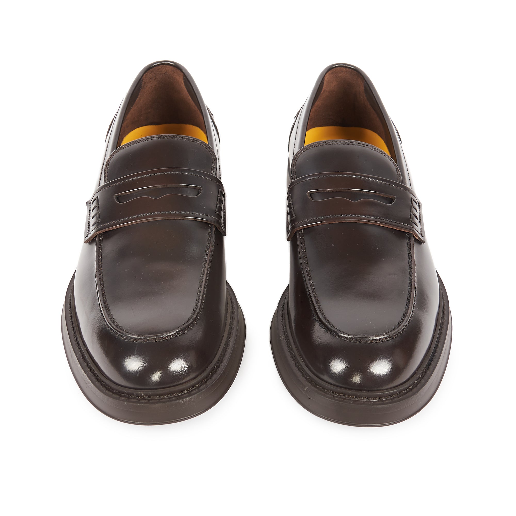 MOCASSINO MARRONE CON BENDINA