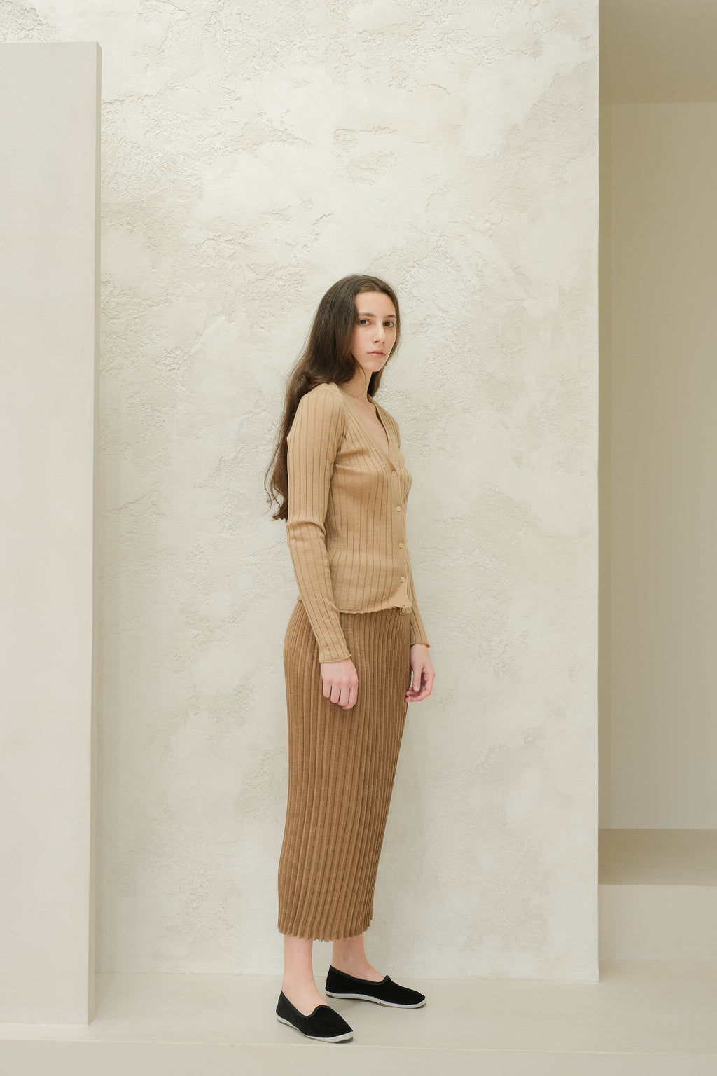 Extra Fine Merino Wool V Neck Cardigan