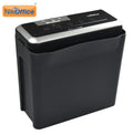 Nikoffice Distruggi Documenti Tritacarte 5 Fogli A4 Cestino 8.5L Trita Fogli Pc