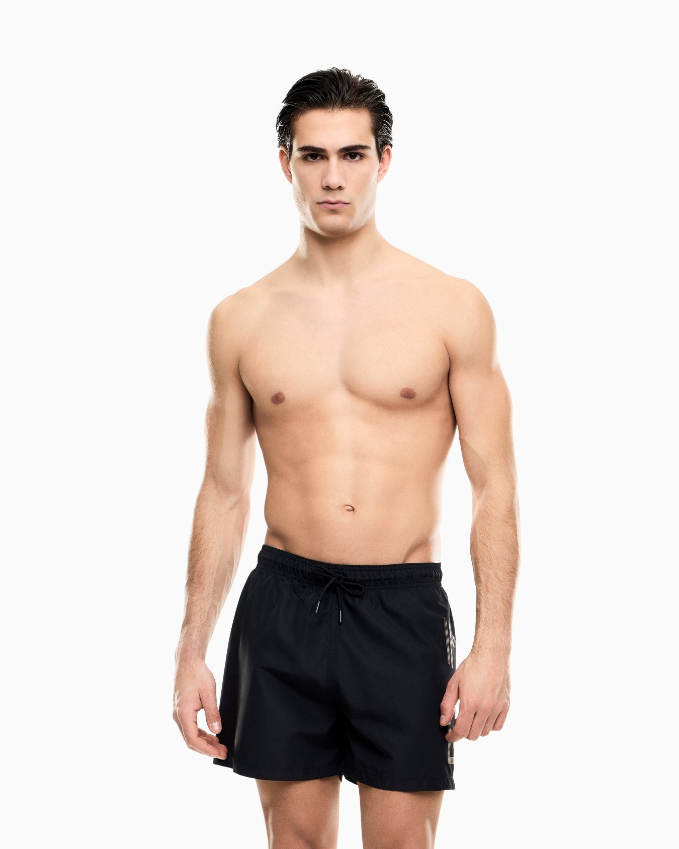 EA7 Emporio Armani Costume Boxer Uomo Nero Logo Series - 7M002001 AF14497 MC004