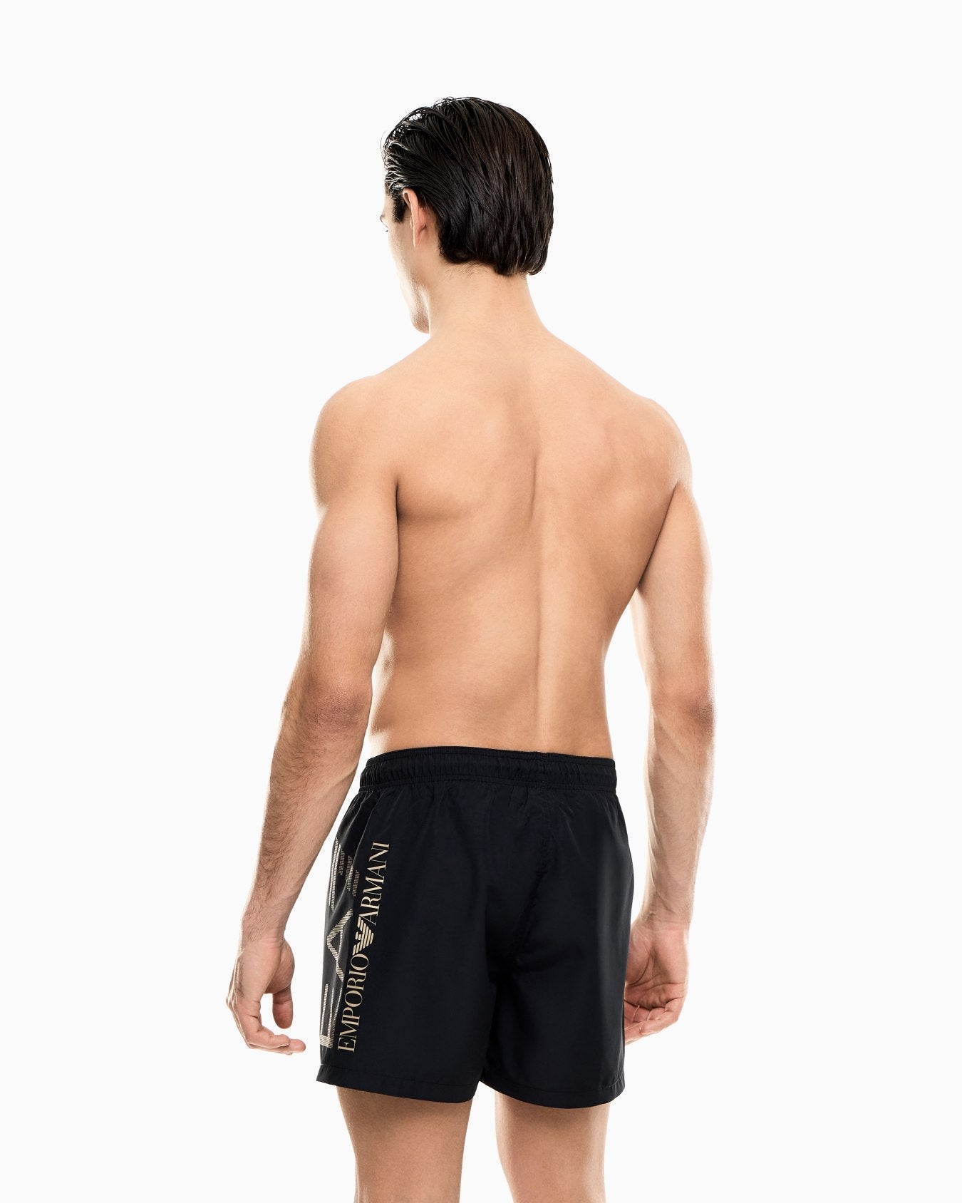 EA7 Emporio Armani Costume Boxer Uomo Nero Logo Series - 7M002001 AF14497 MC004