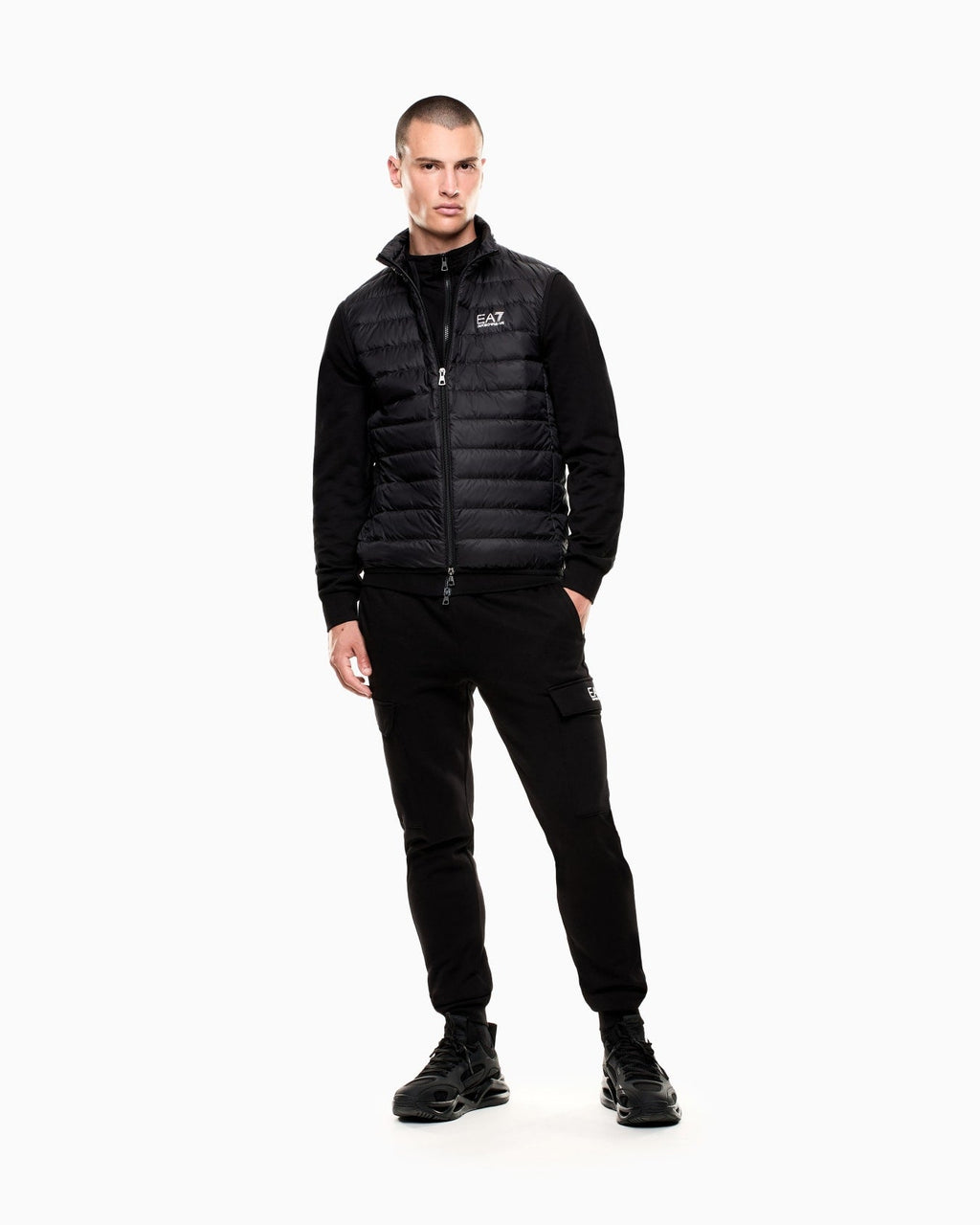 EA7 Emporio Armani Gilet Packable Uomo Nero - 8NPQ06 PNGPZ 1200