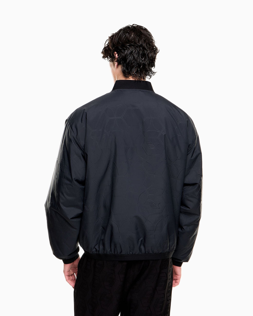 EA7 Emporio Armani Giubbino Bomber Uomo Nero Soccer - 7M001786 AF22301