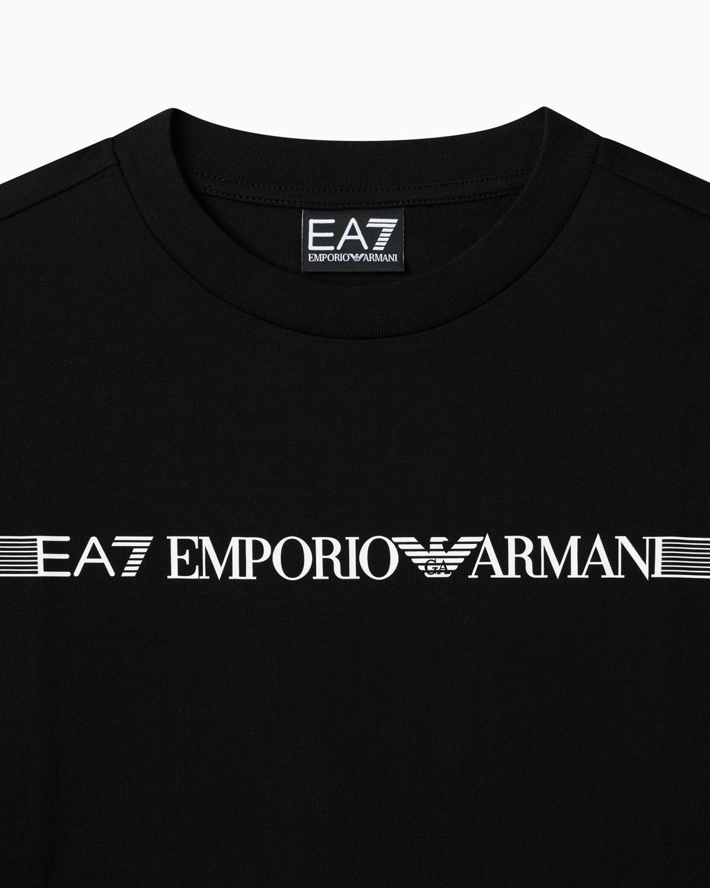 EA7 Emporio Armani T-shirt Logo Series Junior Nera - 7B000262 AF12874 UC001