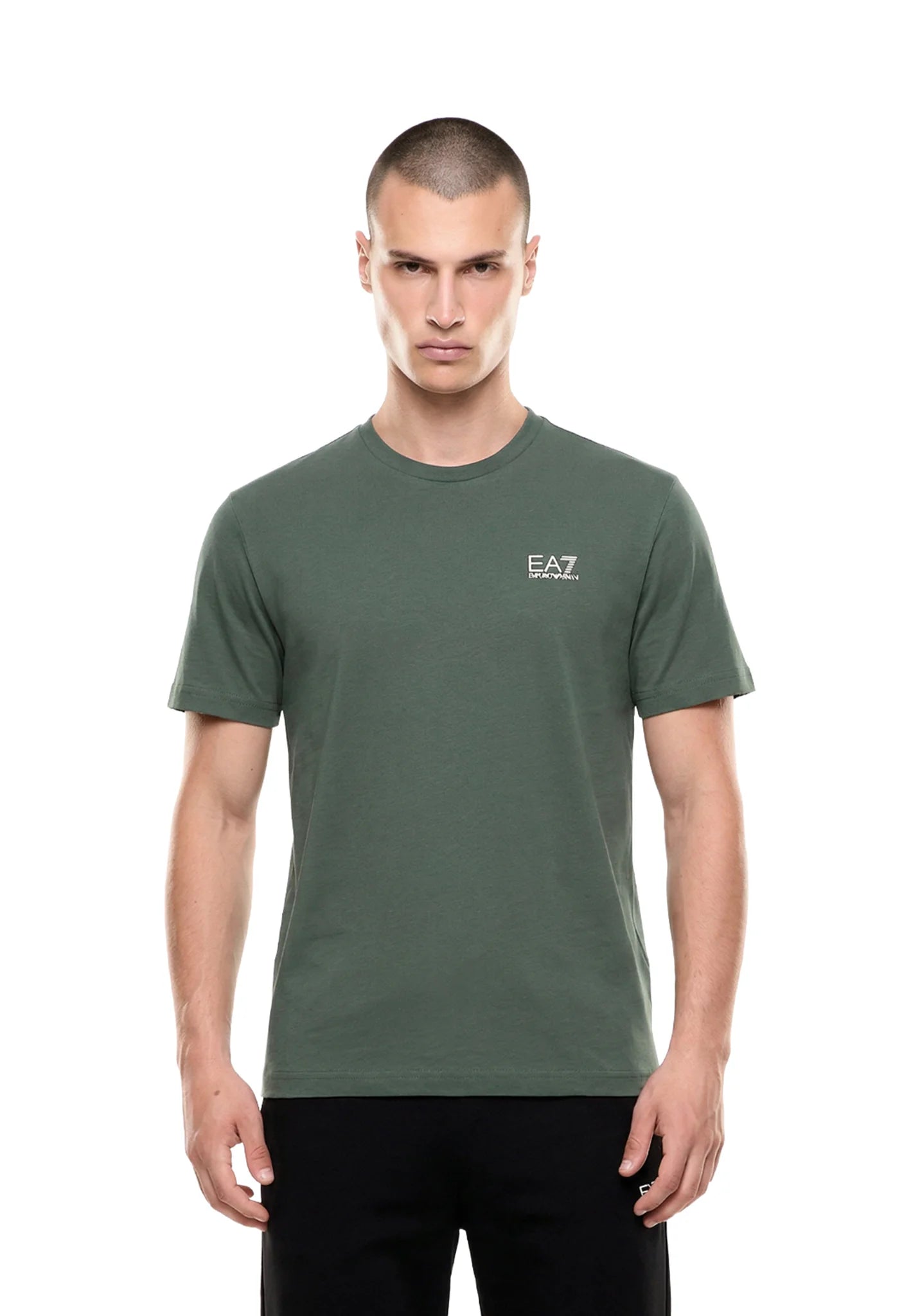 EA7 Emporio Armani T-shirt Logo Series Uomo Verde - 7M000567 AF10375 U7260
