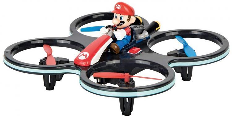 CARRERA RADIOCOMANDATO ELICOTTERO SUPER MARIO MINI MARIO-COPTER NINTENDO