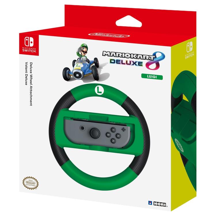 Hori Joy-Con Volante Nintendo Switch Luigi Controller Auto Mario Kart 8 Verde