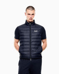 EA7 Emporio Armani Gilet Piumino Uomo Blu Packable Core Identity 8NPQ06 PNGPZ