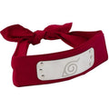 ABYSTYLE NARUTO SHIPPUDEN - KONOHA ROSSO FASCIA PER CAPELLI RED COSPLAY COSTUME