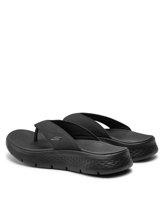 Skechers Go Walk Flex Sandal Vallejo 229202/BBK Nero – Infradito Uomo Goga Mat