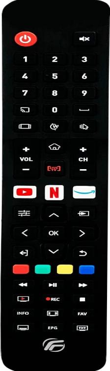 Fenner Smart Tv 43" Hd Android Dvb-T2 Dvb-S/S2 Hdmi Wifi Dolby Hevc 10Bit H265