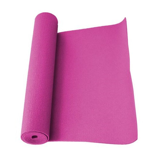 Tappetino Yoga Tappeto Aerobica Fitness Ginnastica Palestra Pilates 6mm Fucsia