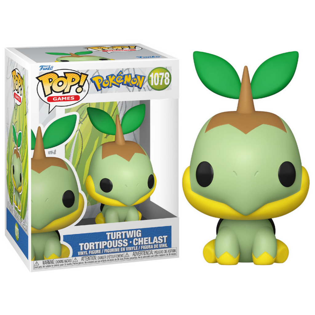 Funko Pop ! Games - Pokémon (1078) Turtwig Vinyl Figure 9cm