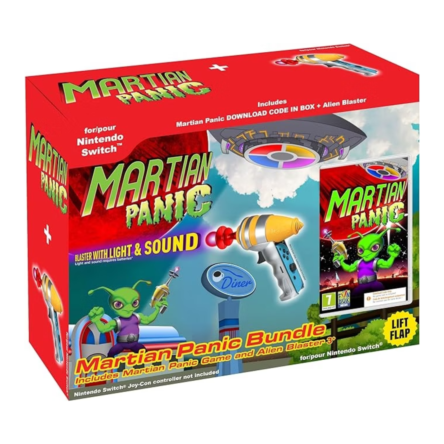 Martian Panic Bundle Gioco + Alien Blaster Videogioco EU Multilingua Ita