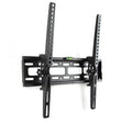 Fenner Staffa Tv Da 26"A 65" 50Kg 32"-40" Inclinabile Nero Supporto Per Smart Tv