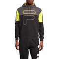 Fila felpa con cappuccio da uomo Parson Blocked 683449 B498 nero