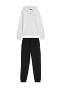 Freddy tuta sportiva da donna con cappuccio S4WTRK7 WN bianco nero