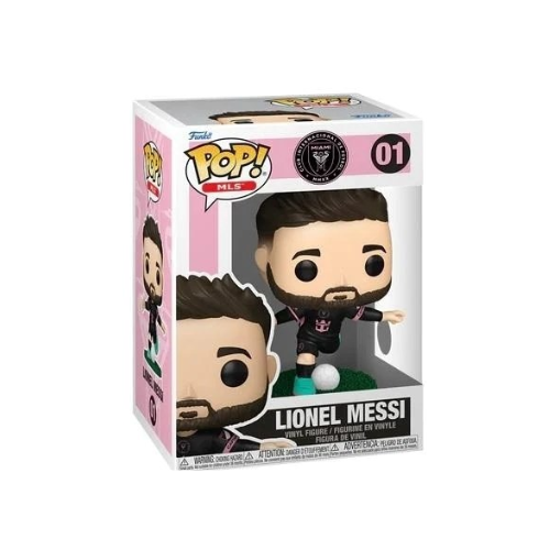 Funko Pop ! Mls - Miami (01) Lionel Messi Vinyl Figure Player 9Cm