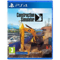 CONSTRUCTION SIMULATOR STANDARD EDITION PS4 GIOCO NUOVO SIGILLATO PLAYSTATION 4