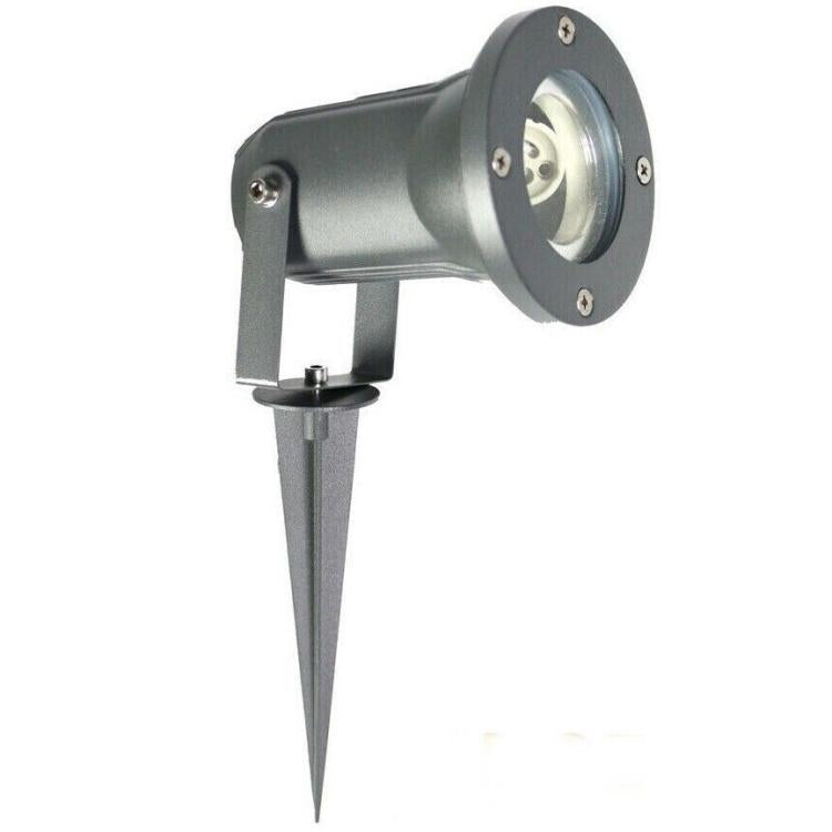 Faretto Giardino Picchetto Parete Esterno Segnapassi Orientabile Led Gu10 Grigio