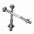 Getfit Manubri BAR SCREW GF135 35cm Coppia Vite 25mm