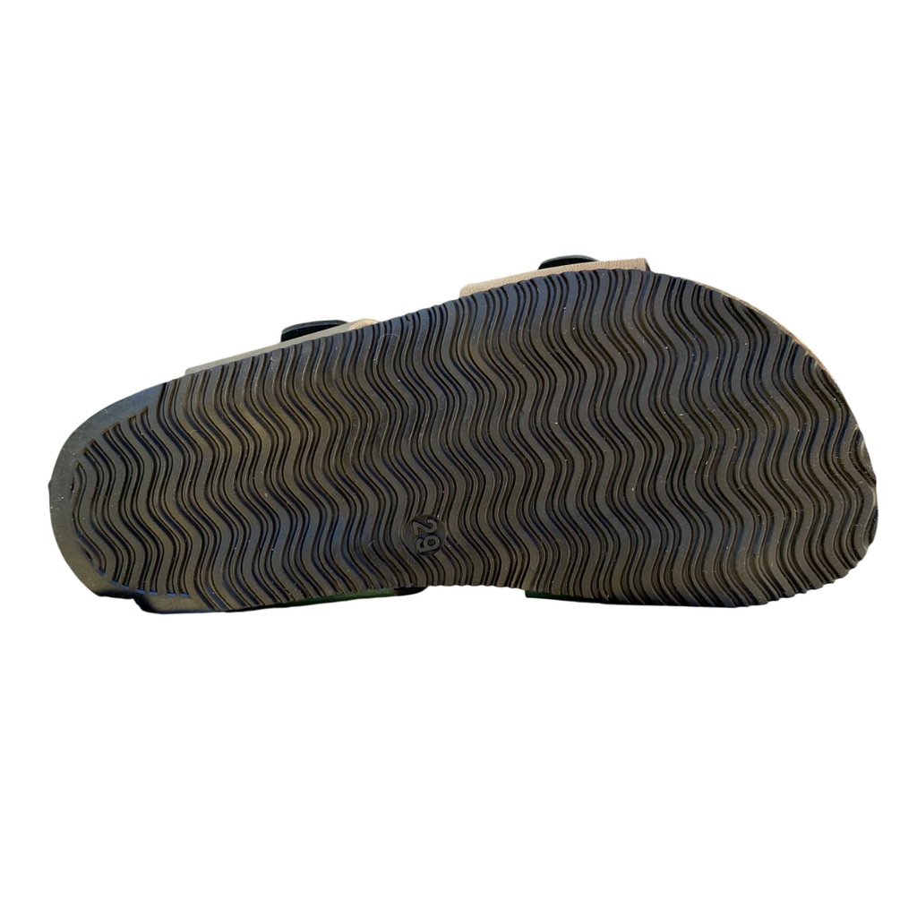 Goldstar sandalo da bambino con plantare ergonomico con 2 fibbie GS8805 pineta