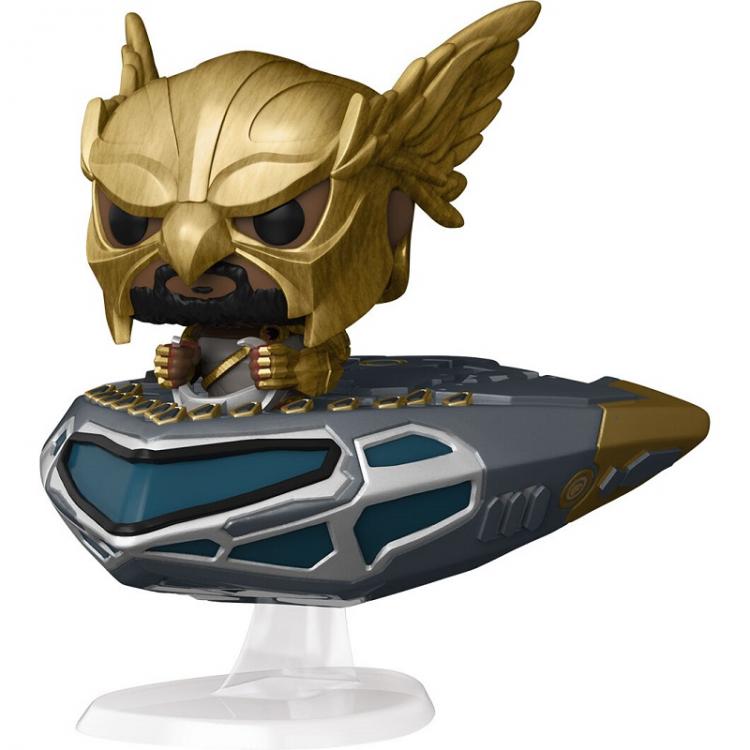 Funko Pop Movies Black Adam Hawkman In Cruiser (286) Vinyl Figure Dc Collezione