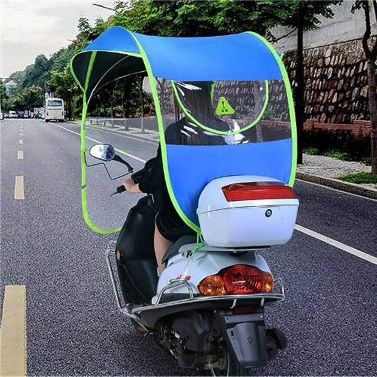 Parapioggia Moto Scooter Copertura Per Pioggia Impermeabile Coprimoto Universale