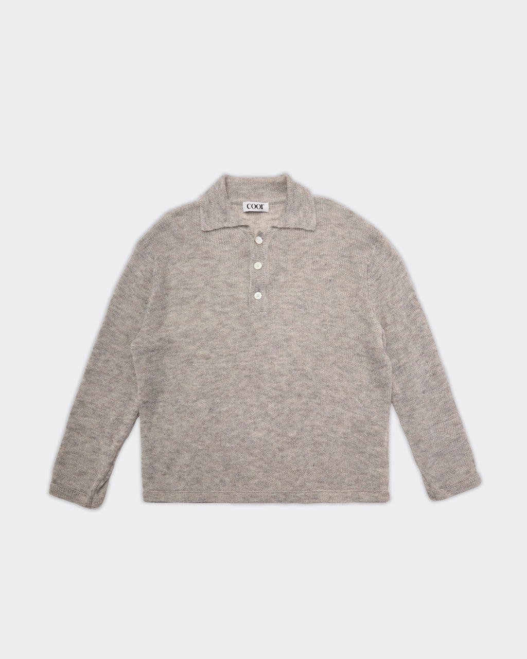 Polo Knitwear Collar Grigia