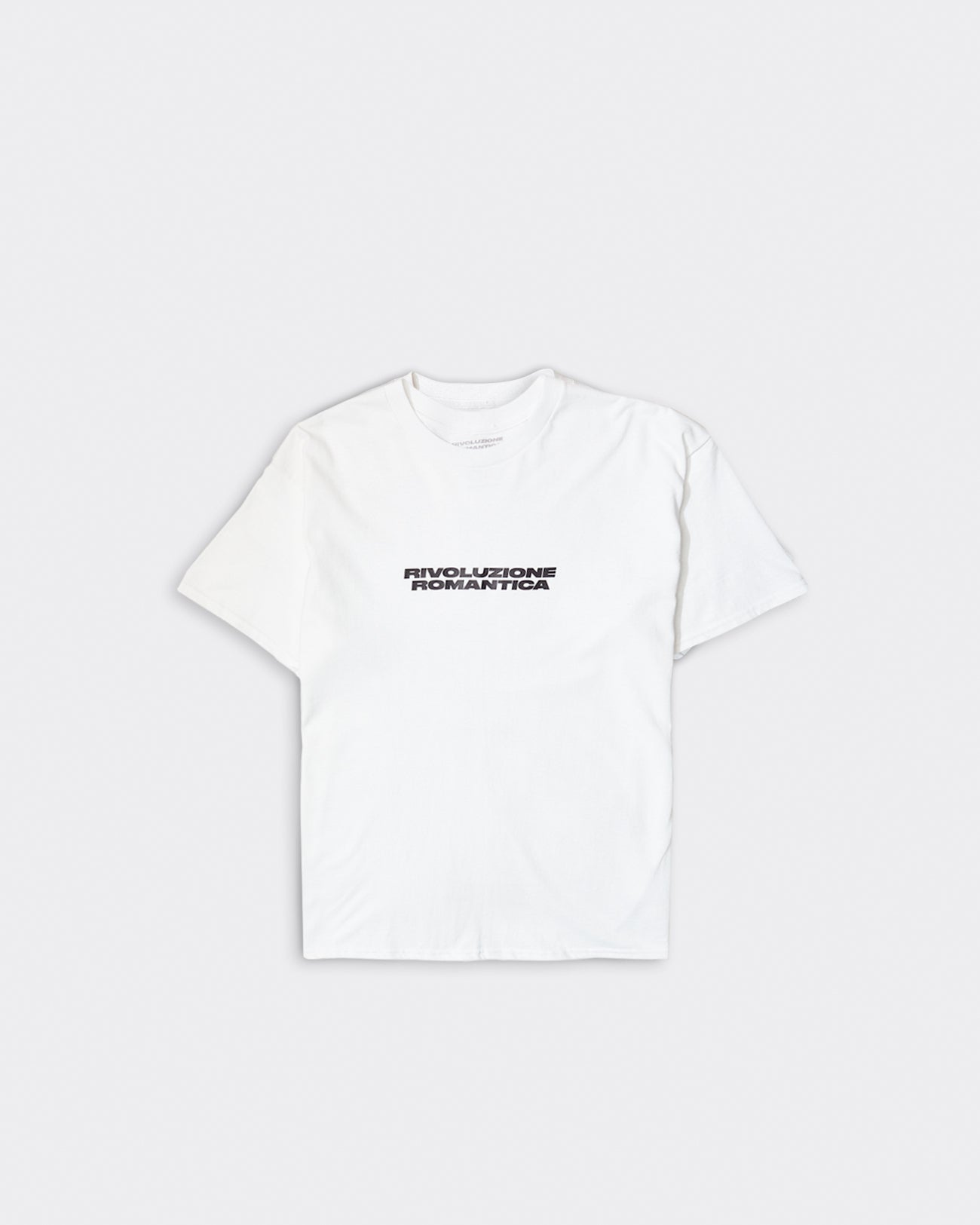 T-Shirt Tagliatella Bianca/Nera