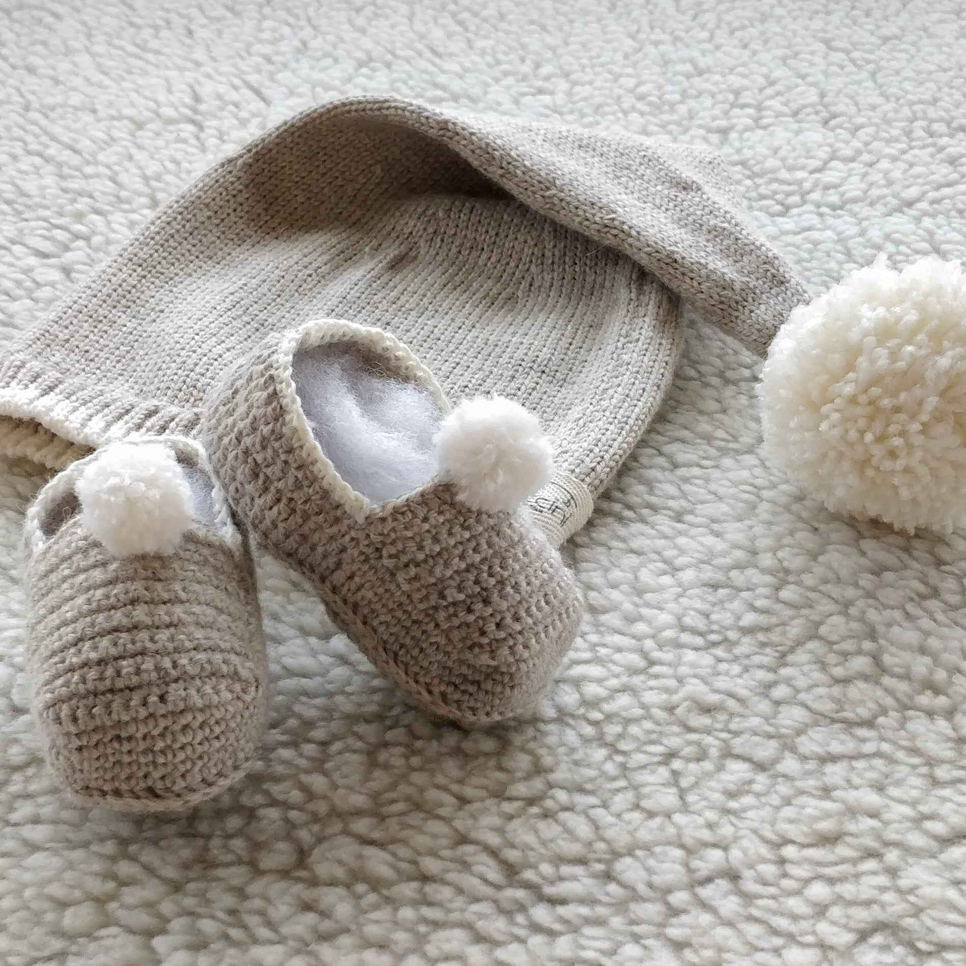 Completino nascita Foglie in cotone