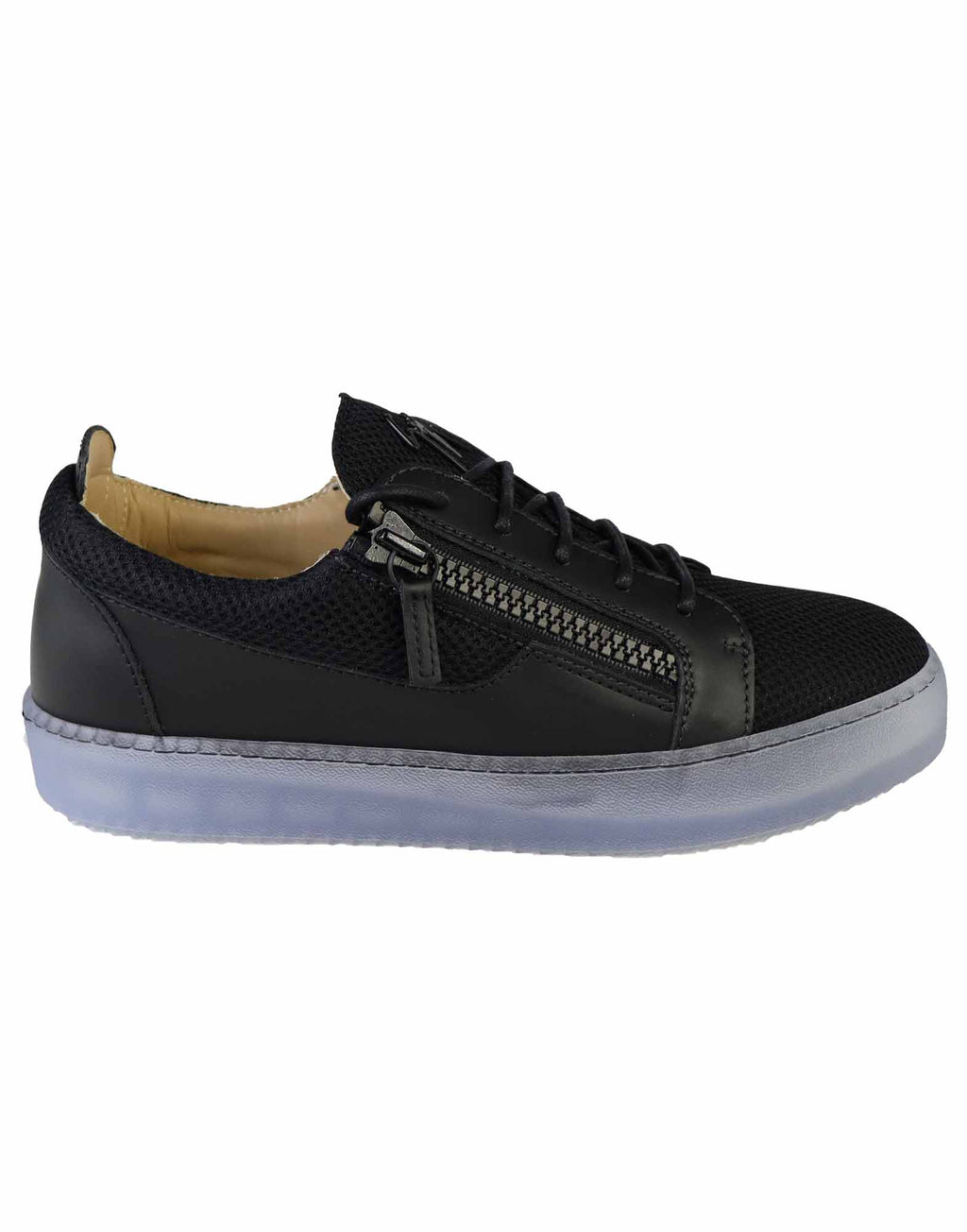 SNEAKER NERE  E TRASPARENTI