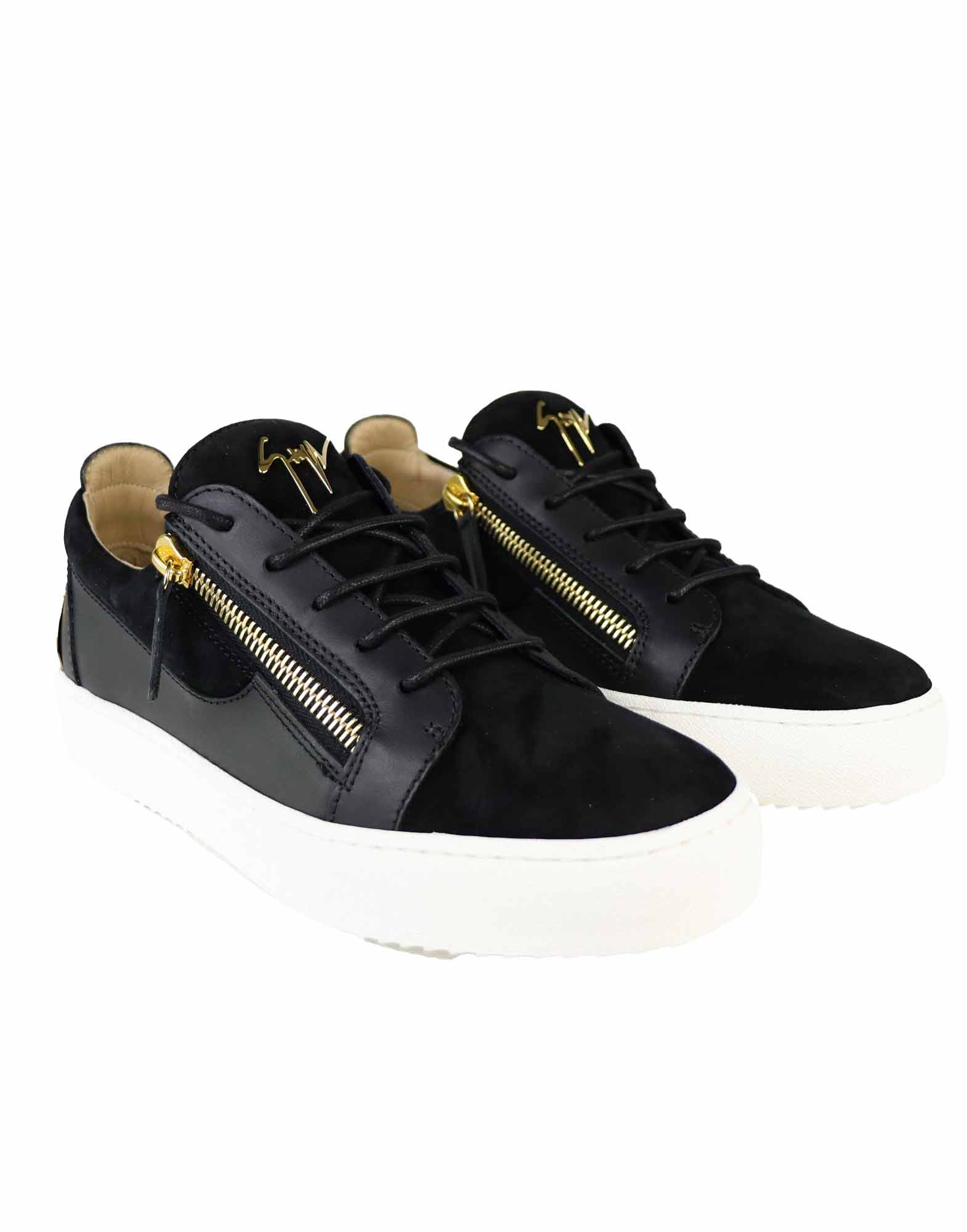 SNEAKER NERE E ORO