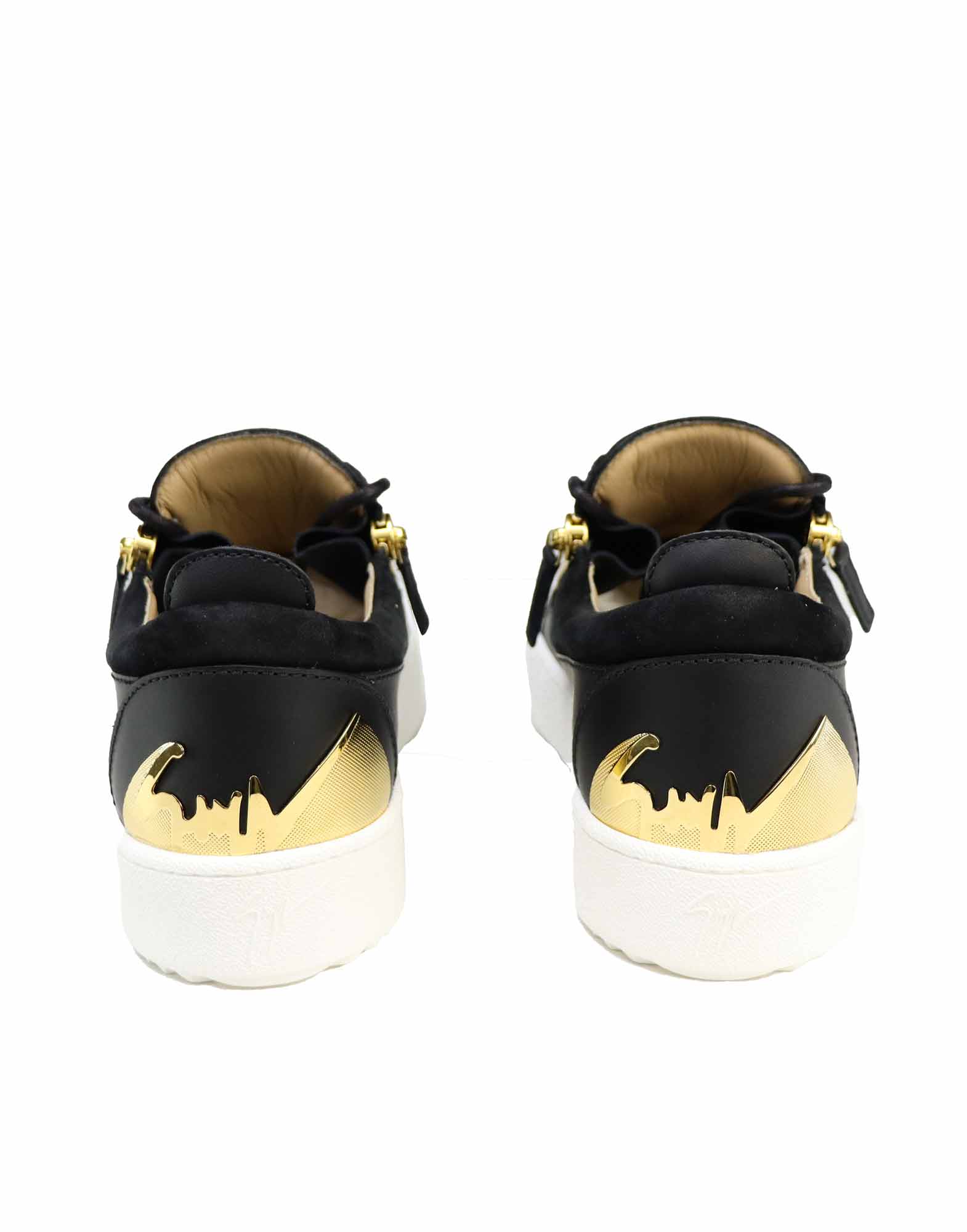 SNEAKER NERE E ORO