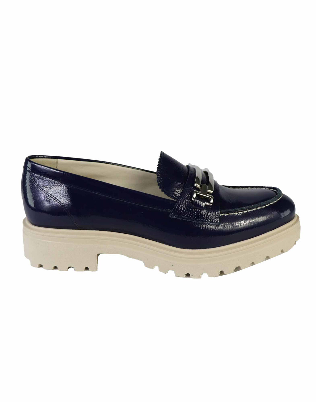 MOCASSINO IN NAPLAK BLUE