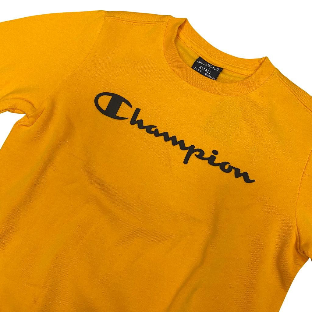 Champion Felpa Girocollo 305360 YS041 GLD giallo oro