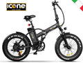 BICICLETTA ELETTRICA FAT-BIKE PIEGHEVOLE A PEDALATA ASSISTITA 20" 250W ICON.E N