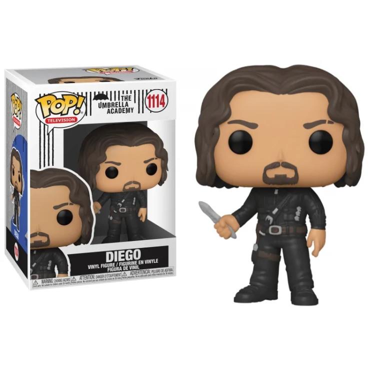 Funko Pop ! Television - The Umbrella Academy (1114) Diego Figure 9Cm Statua
